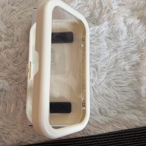 SHOWER PHONE CASES!!  White Protective Case with Clear Cover